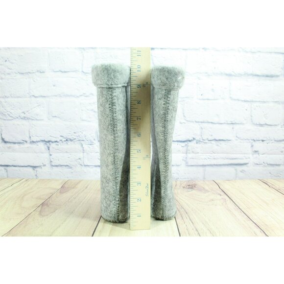 LL Bean Gray Wool Warm Replacement Boot Liner Inserts Size 3 - Picture 6 of 9